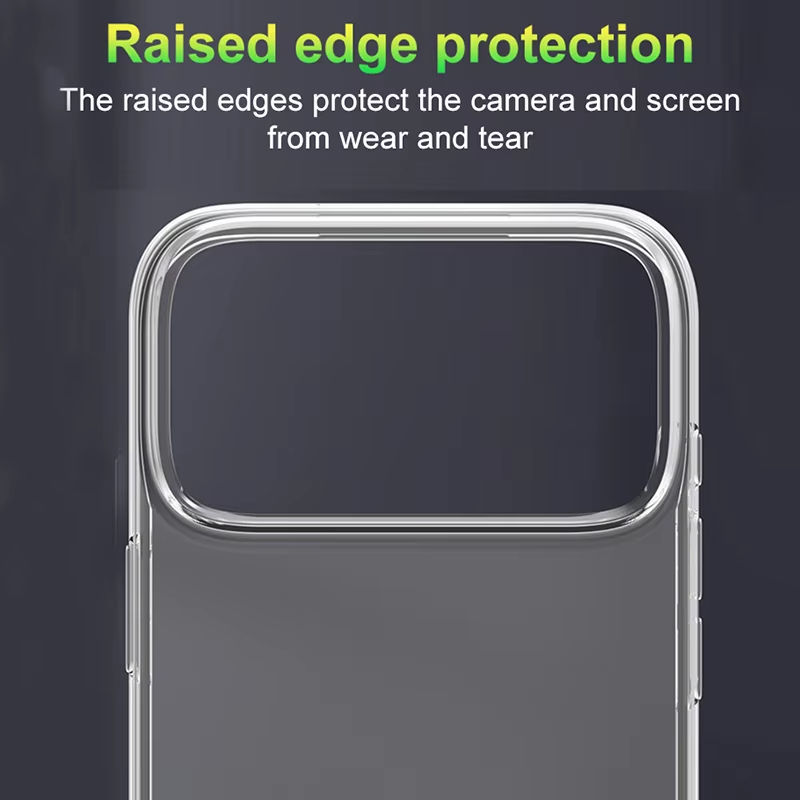 Thumbnail: Transparent Soft Silicone TPU Phone Case For iPhone 17 Pro Max Ultra Thin Clear