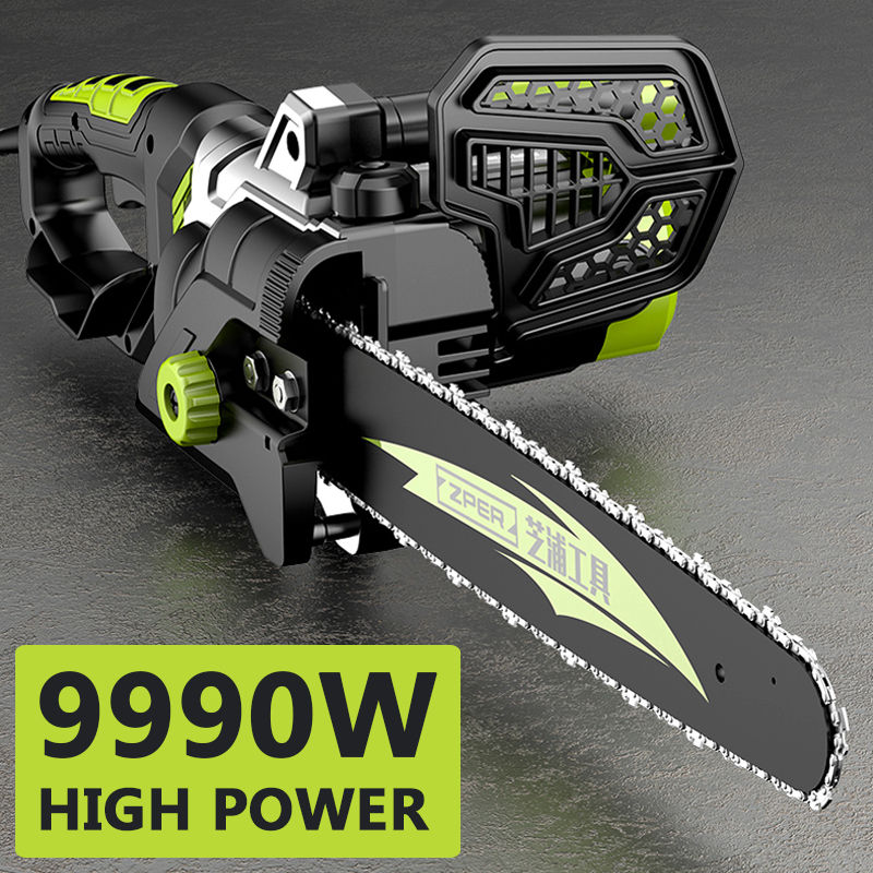 Thumbnail: 220V 9990W Powerful Power Cutting Tools Electric ChainSaw With Chain Saw 12/16 I