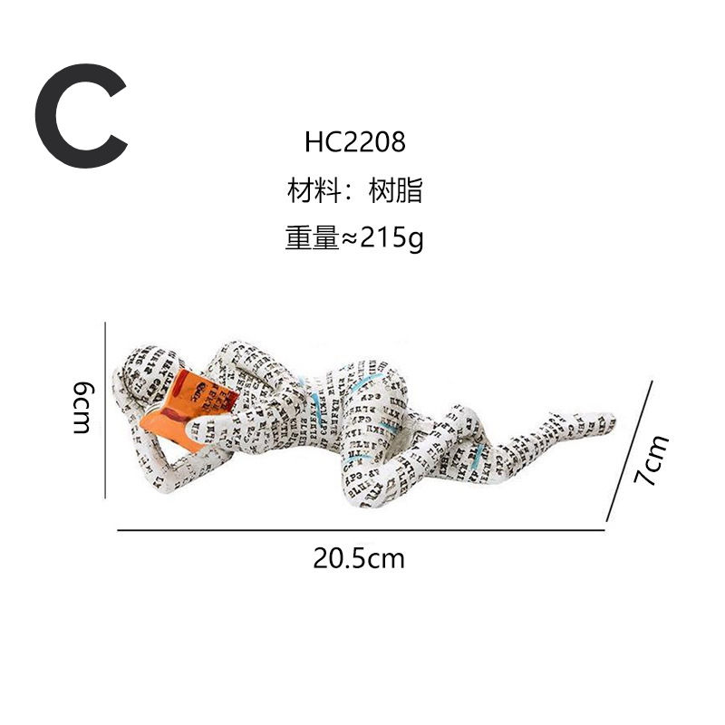 Thumbnail: Read about Small Character Designs, Resin Abstract Home Decorations, Fashionable