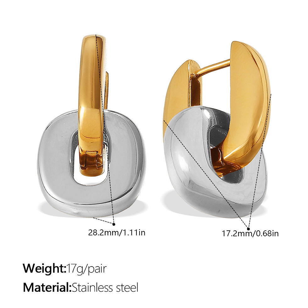 Thumbnail: 2026 New Stylish Lightweight Luxury Trendy Double-Ring Minimalist Clip-On Earrin