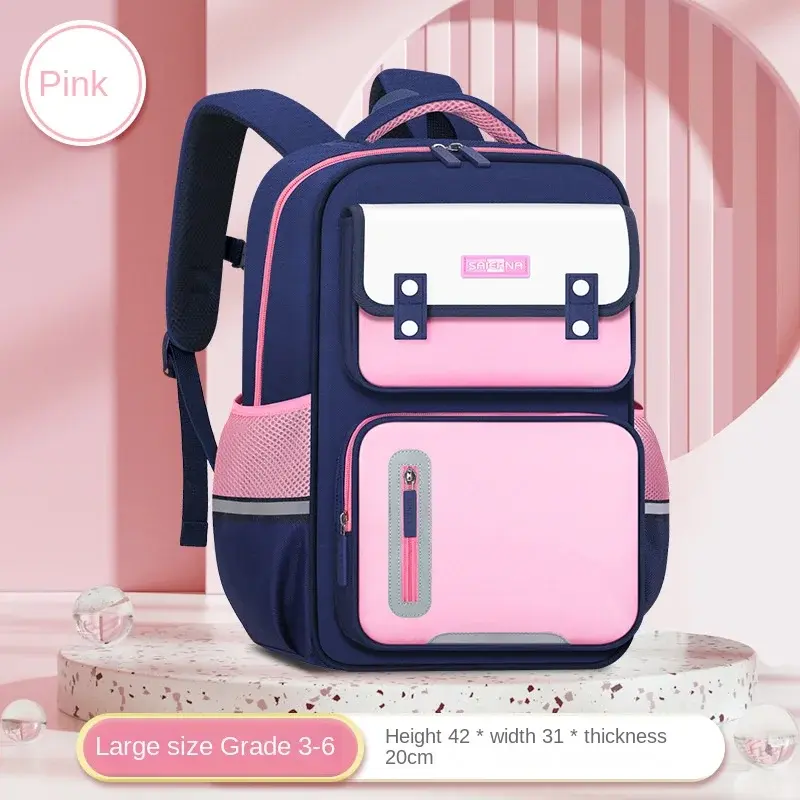 Thumbnail: Primary School Bags New Children Schoolbag Large Capacity Shoulders Backpack Boy