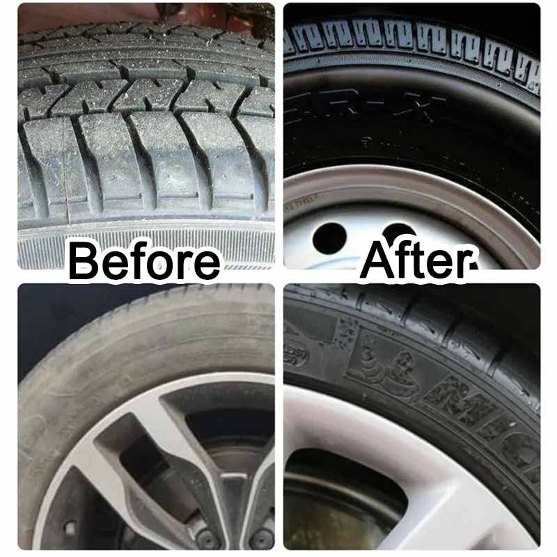 Thumbnail: Car Wheel Tire Wash Cleaning Brush Car Rim Scrubber Cleaner Duster Handle Car Ty