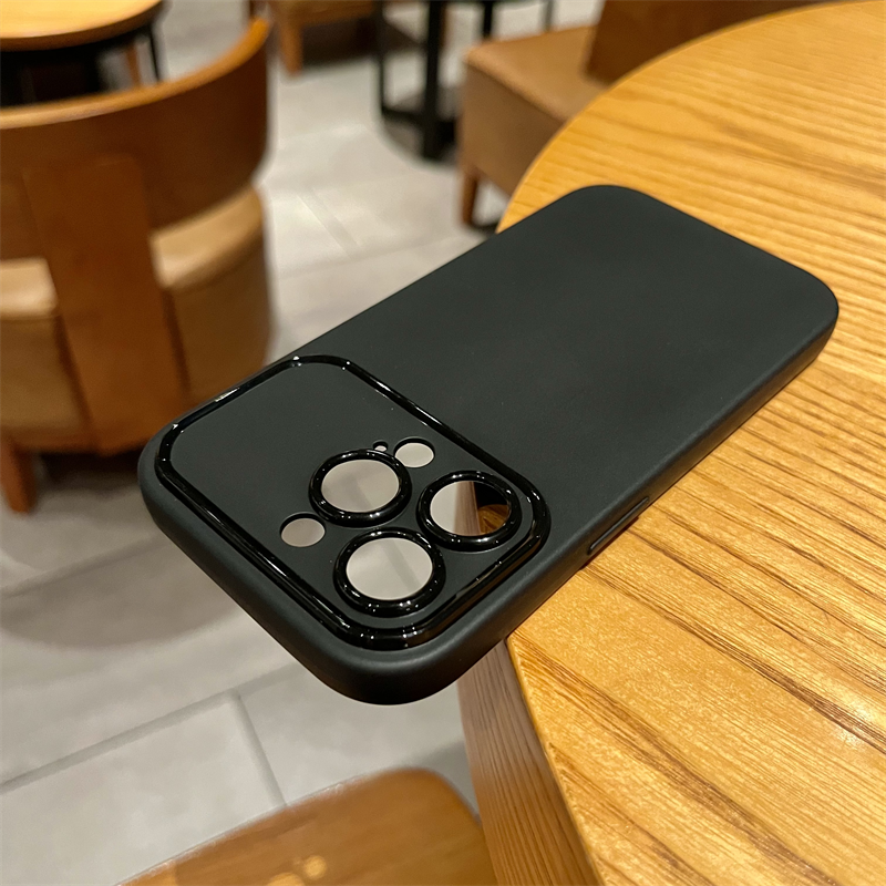 Thumbnail: Luxury Matte Silicone Soft Case For iPhone 16 15 14 13 12 11 Pro Max Plus Drawin