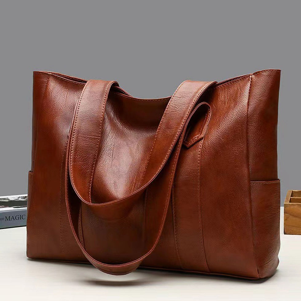 Thumbnail: Women'S Large Capacity Tote Bag Single Shoulder Handbag Soft Leather Bag Gift F