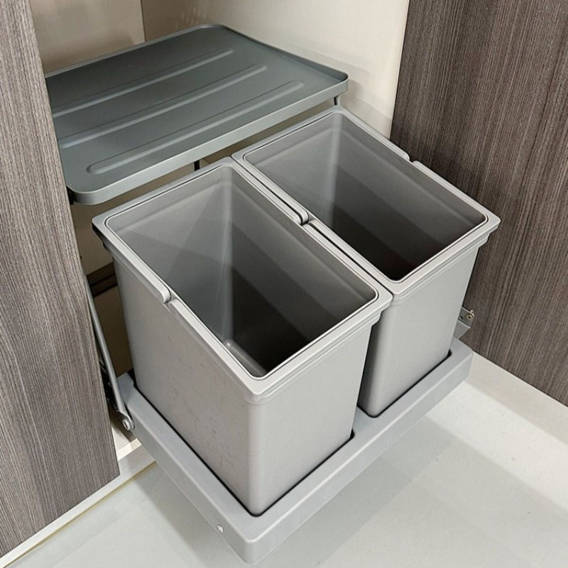 Thumbnail: Kitchen Sink Cabinet Door Connect Waste Bins Creative Waterproof Moisture-proof