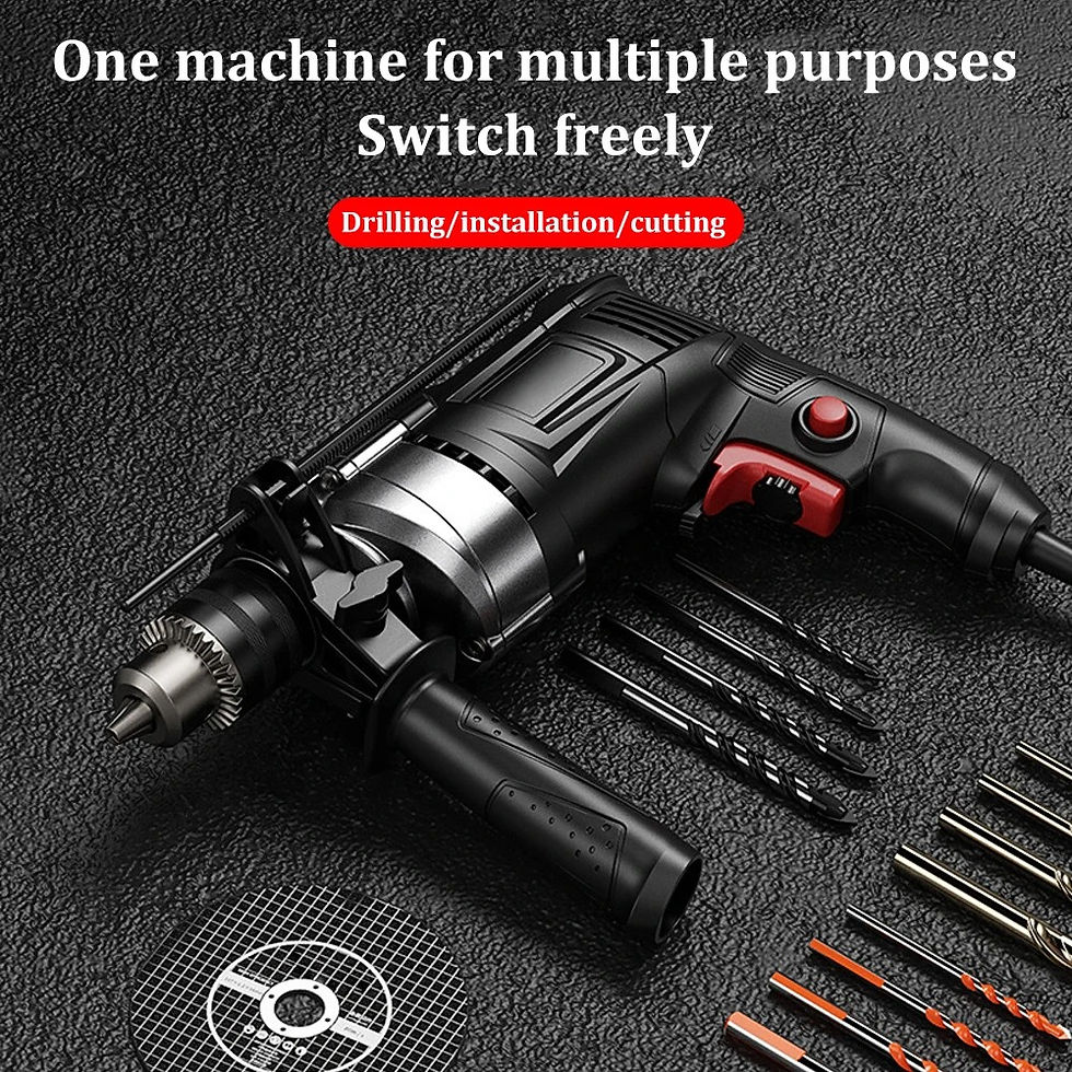 Thumbnail: AC 110V/220V EU/US Plug Multifunction Electric Drill Powerful Impact Drill Elect