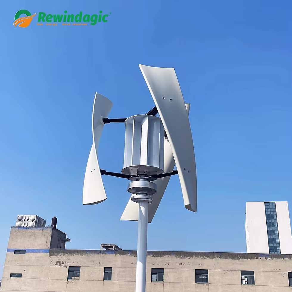 Thumbnail: Factory 10000W 12V 24V 48V Vertical Wind Power Turbine Generator Low Noise Windm