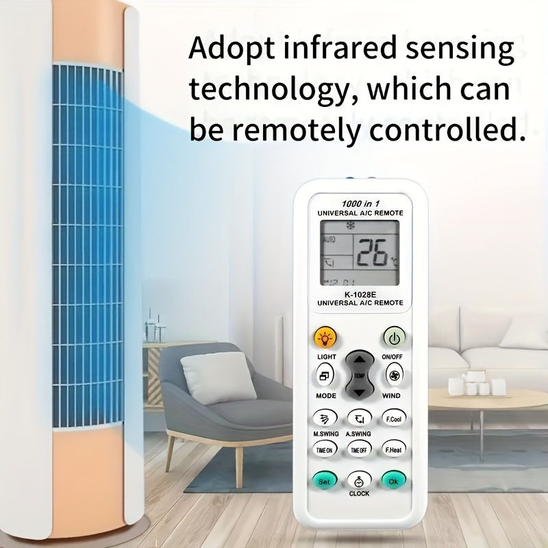Thumbnail: 1000:1 universal air conditioning remote control compatible with most air condit