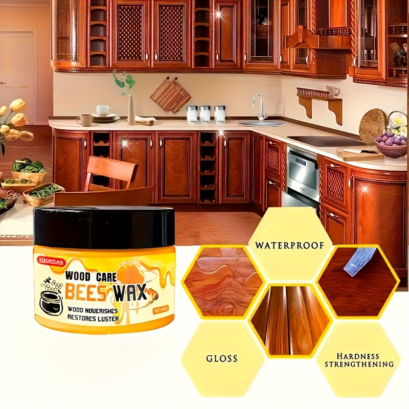 Thumbnail: Beeswax polish suitable for rosewood furniture and flooring,restoring the luster