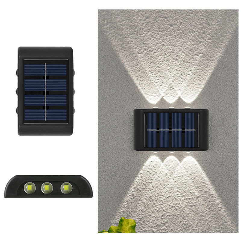 Thumbnail: Solar LED Light, Outdoor Waterproof Wall Lamp, Dusk to Dawn Fence Lighting for S