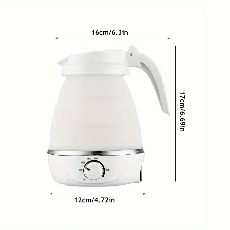 Thumbnail: 0.6L Electric Kettle Foldable And Portable To Use Safe And Body Small Footprint