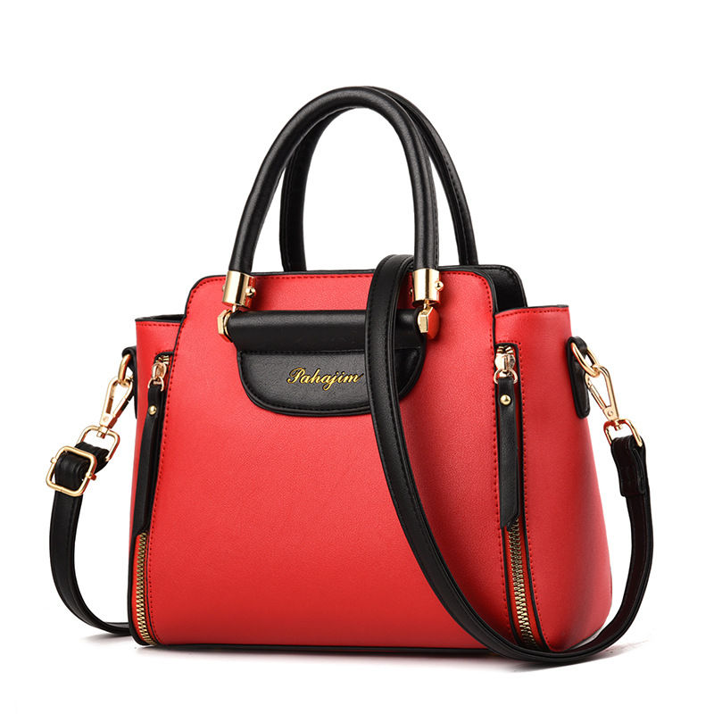Thumbnail: Women's Bags 2026 New Fashion Color Hit Handbag European and American Shoulder C