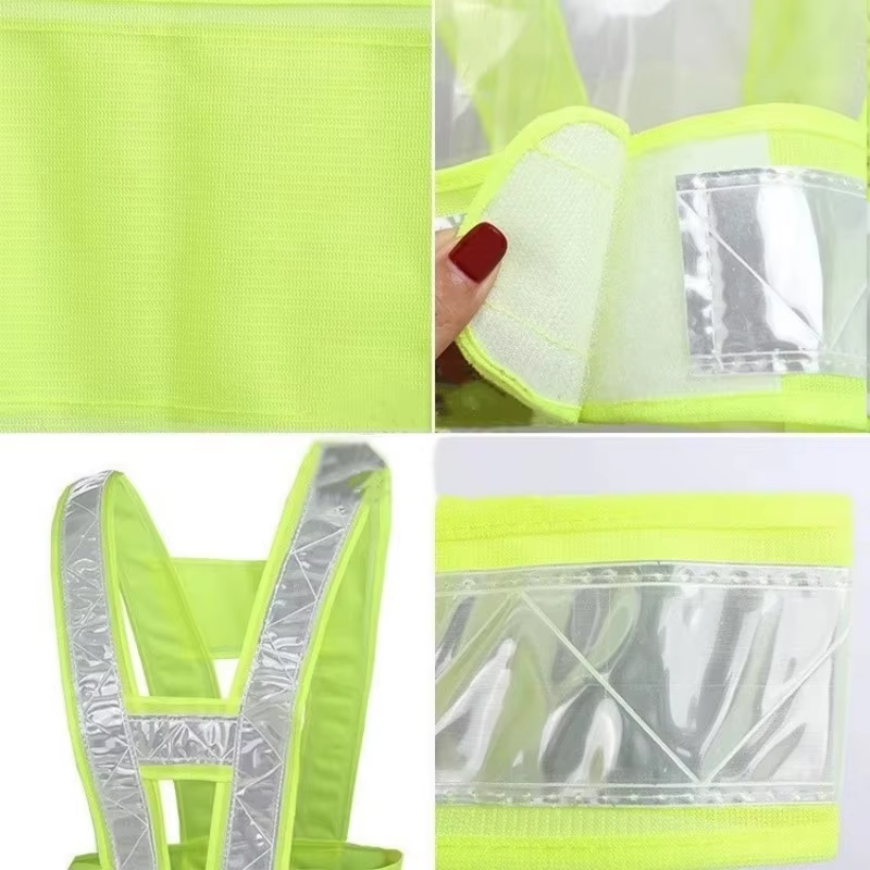 Thumbnail: Adult Universal  Safety Vests  Strap Security Traffic Warning Vest t Working Run