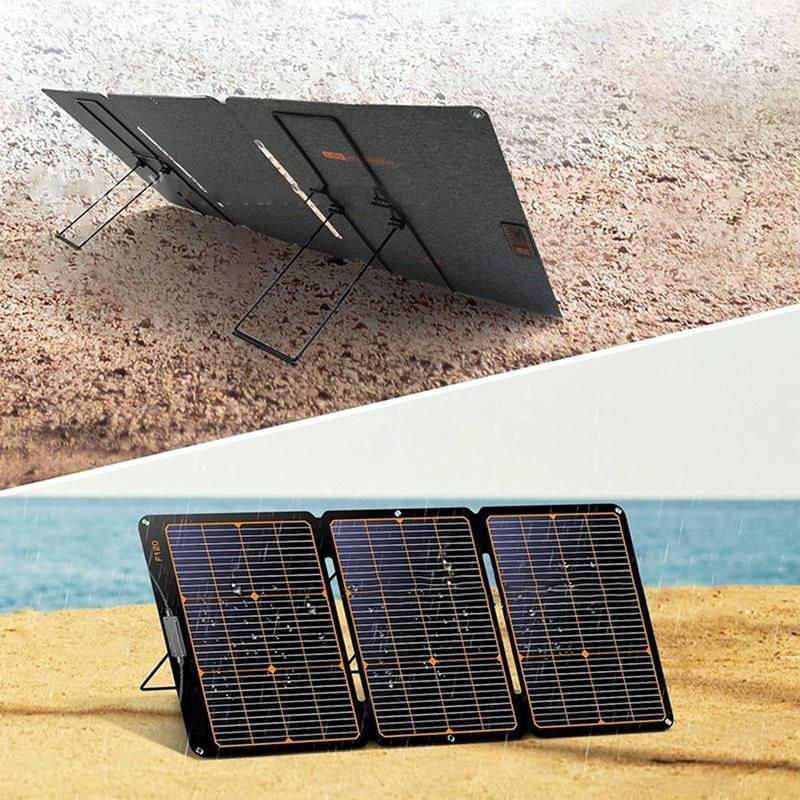 Thumbnail: Garden Solar Panel Stand 2 Pack Solar Panel Holder Steel Panel Mobile Rack Folda