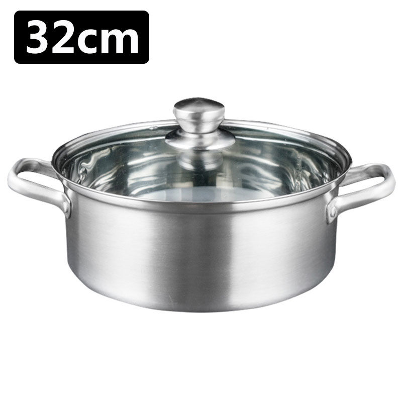Thumbnail: Chinese Hot Pot 304 Stainless Steel Induction Cooker Gas Stove Compatibl Kitchen