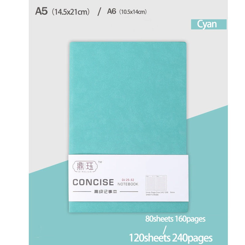Thumbnail: New A5/A6 Notebook Business Sheepin Notepad Lined Daily Office Notebook Journal