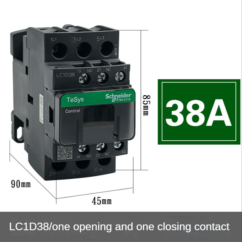 Thumbnail: Schneider New black version  AC Three-pole contactor 3P LC1D25 LC1D32 LC1D38  B7