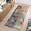 Thumbnail: Modern Abstract Runner Rug Living Room Long Carpet Stain-Resistant Dining Mat fo