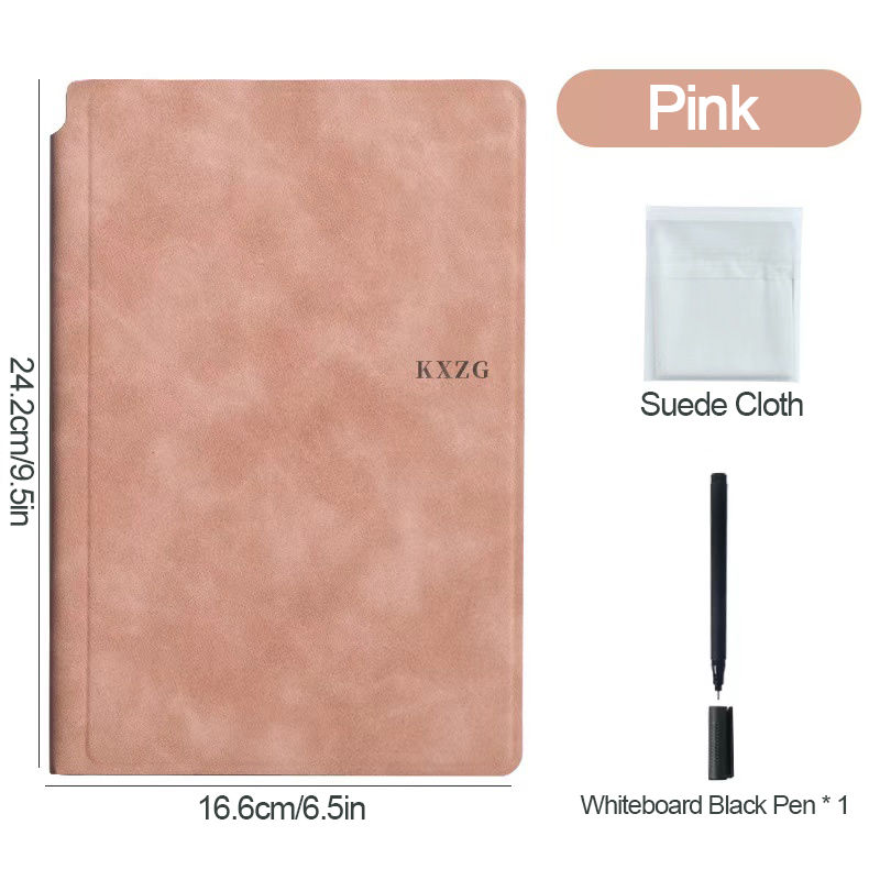 Thumbnail: Erasable Whiteboard Notebook A5 Leather Portable Drafting Notebook Writing Board