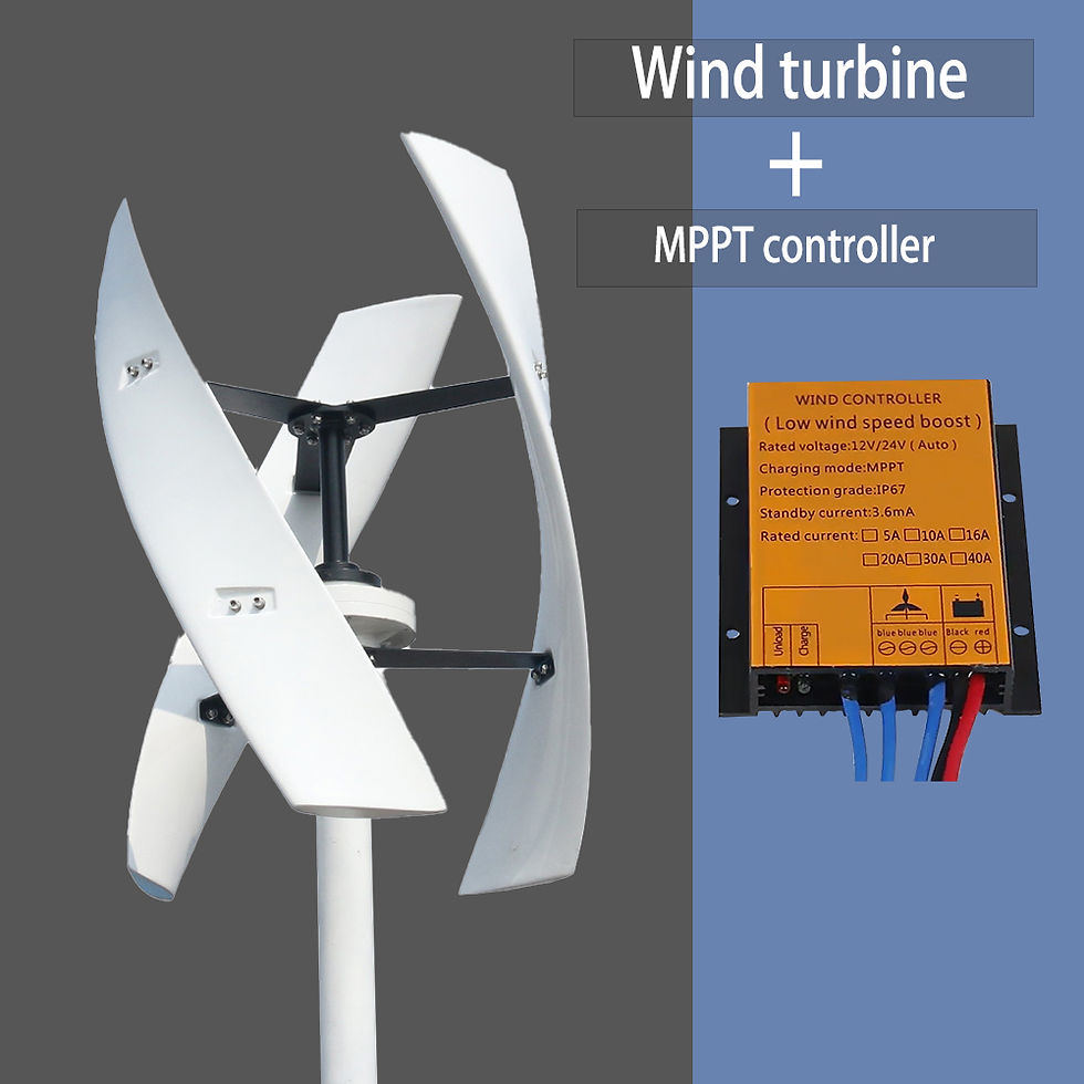 Thumbnail: Wind Turbine 6KW 6000W Vertical Axis Maglev Plant High Voltage Generator 12V 24V
