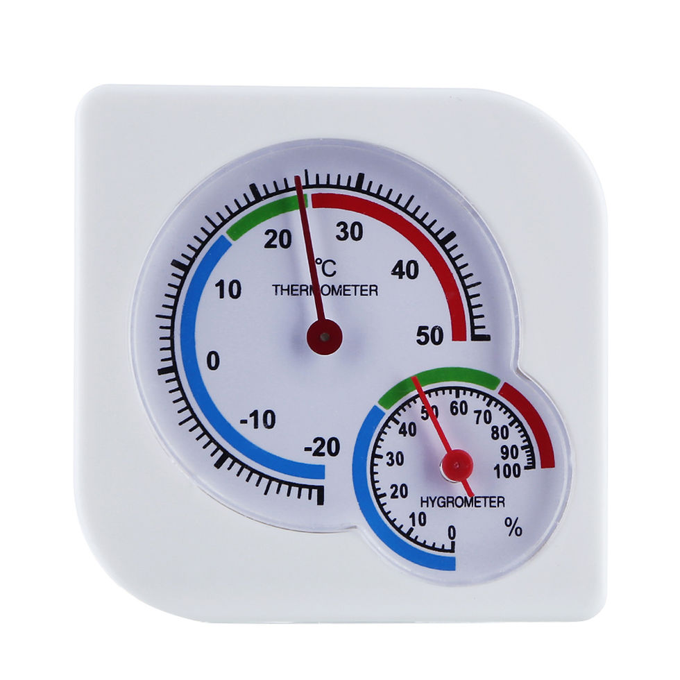 Thumbnail: Temperature Humidity Sensor Large Numbers Temperature Humidity Monitor Gauge for