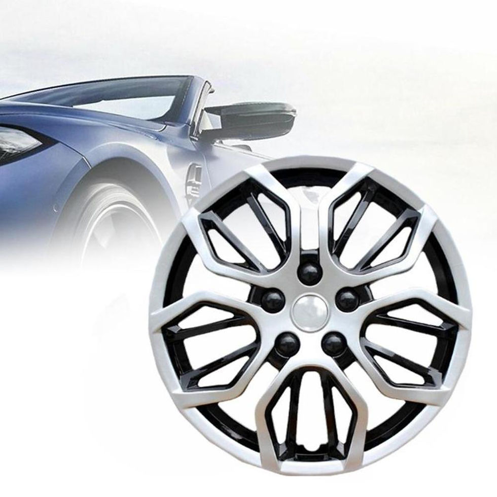 Thumbnail: Universal 15" Car Wheel Trims Hub Cover Rim Center Clip Hubcap On Wheel 10 Car A