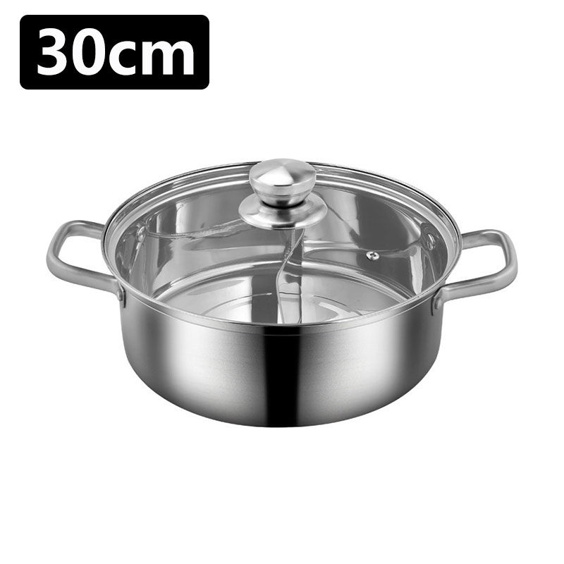 Thumbnail: Chinese Hot Pot 304 Stainless Steel Induction Cooker Gas Stove Compatibl Kitchen
