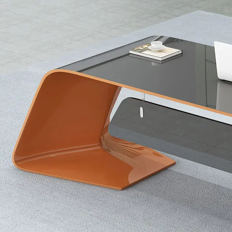 Thumbnail: Executive Light Luxury Office Desk in Stock Designer Storage Organizer Computer