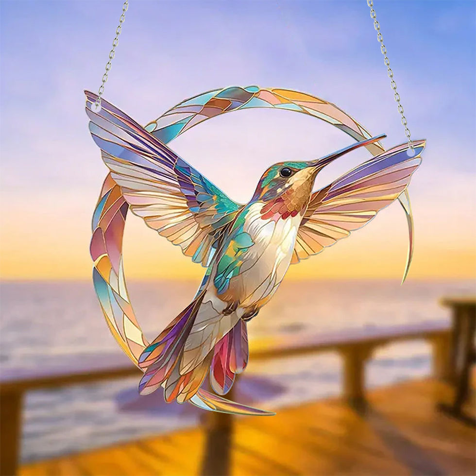 Thumbnail: Colorful Window Hanging Walls Art Innovative Colorful Window Hanging Pendant For