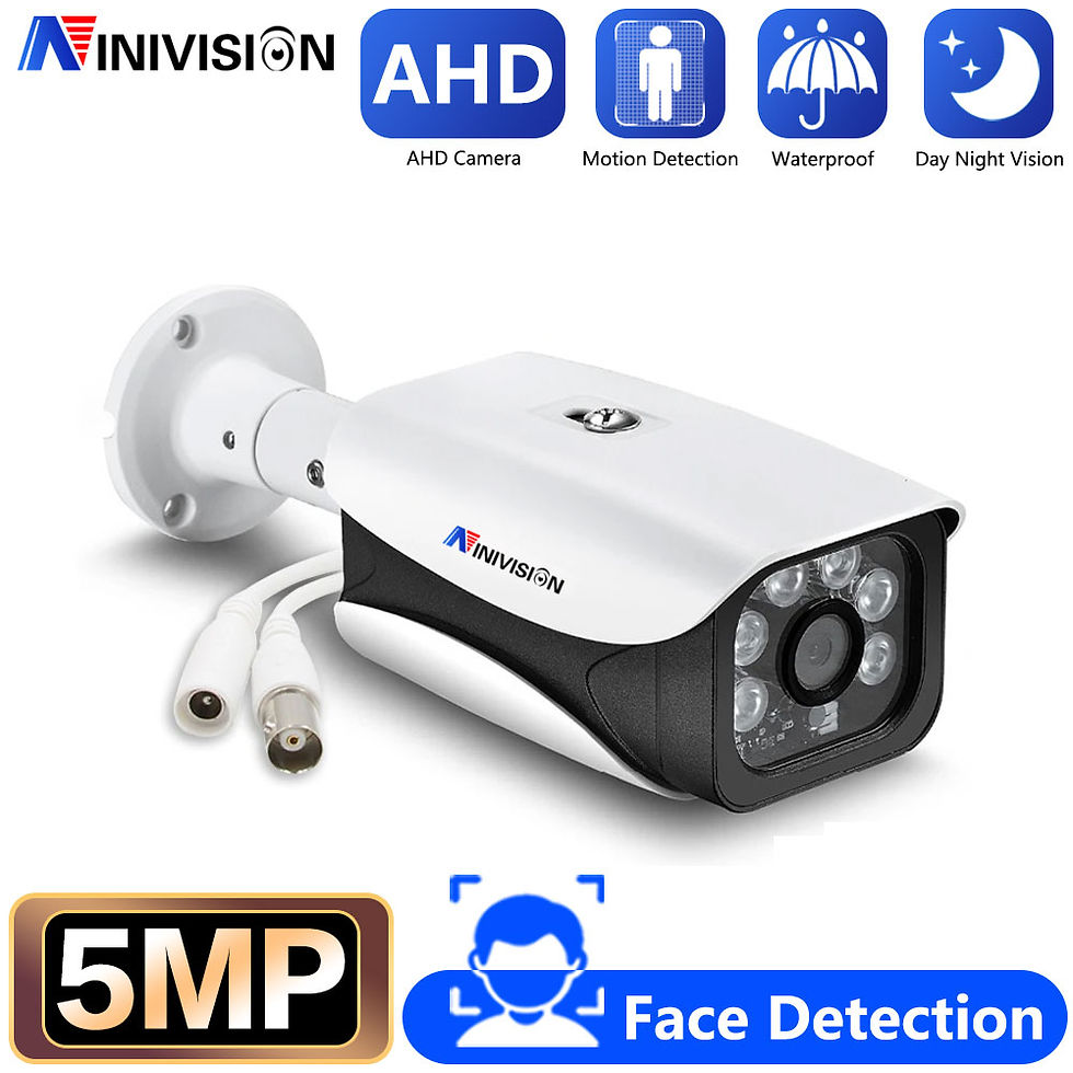 Thumbnail: 5MP Wired CCTV Analog Security Camera Outside Street Waterproof AHD Dome Video S