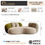 Thumbnail: Classic Floor Living Room Sofas Designer Adults Elegant Relax Sofa Cushion Comfo