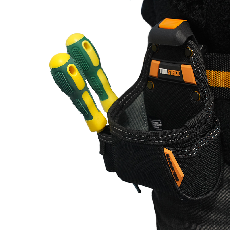 Thumbnail: TOOLSTACK Mini Utility Toolkit Quality Hardwear Carpenter Work Tools Bag Quick-H