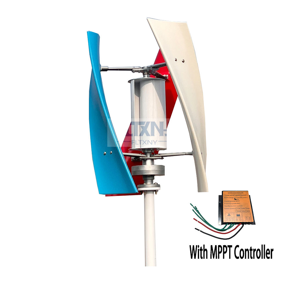 Thumbnail: Free Energy Low Noise 3KW 5KW 8KW 24V 48V Vertical Wind Turbine Generator With D