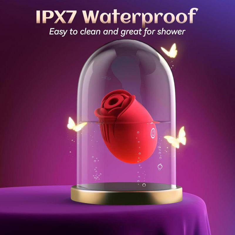 Thumbnail: 🌹 Rose Suction & Vibration G-Spot Stimulator – Upgraded Silicone Design