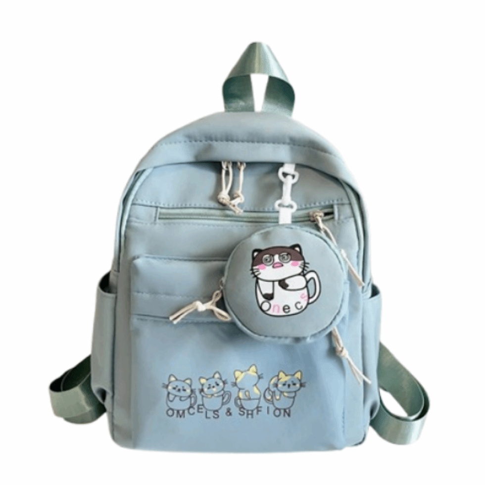 Thumbnail: Lightweight Students School Bags Waterproof Adjustable Straps Cartoon Shoulder B