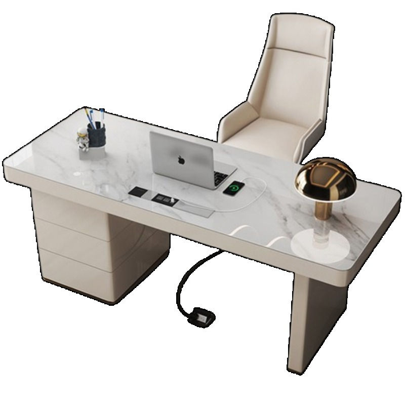 Thumbnail: Organizer Storage Office Desk Women White Designer Hospital Office Desk Luxury R