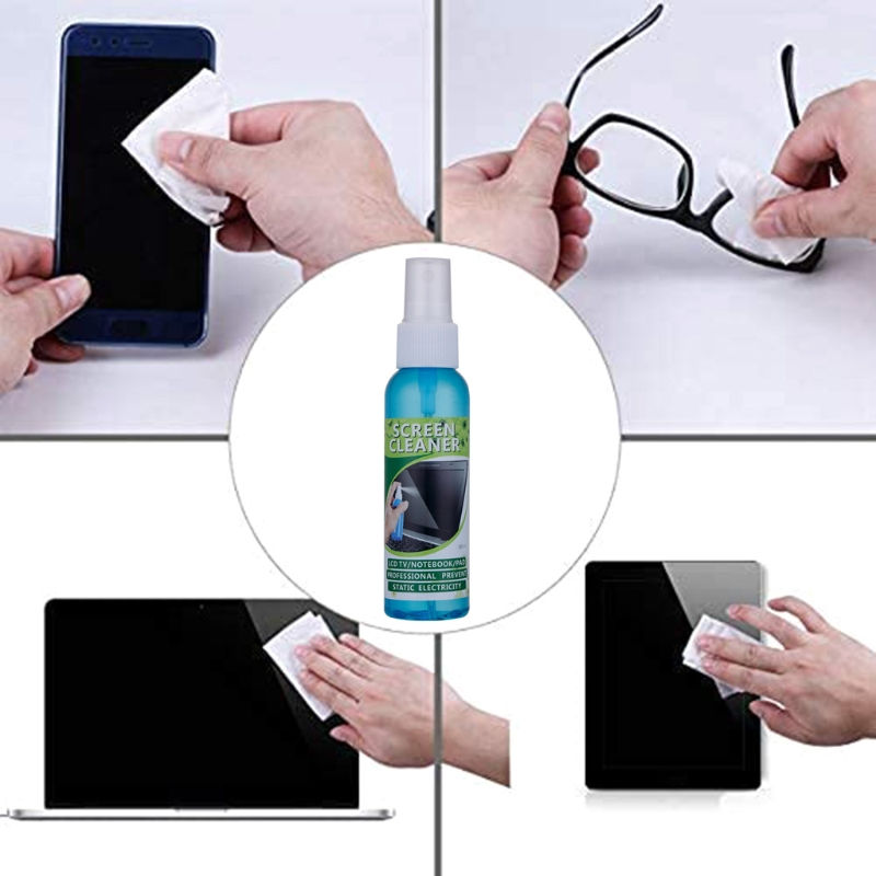 Thumbnail: 1 Set Brush Cloth Liquid High Qulity Screen Cleaning for LCD Tablet Phone Pad La