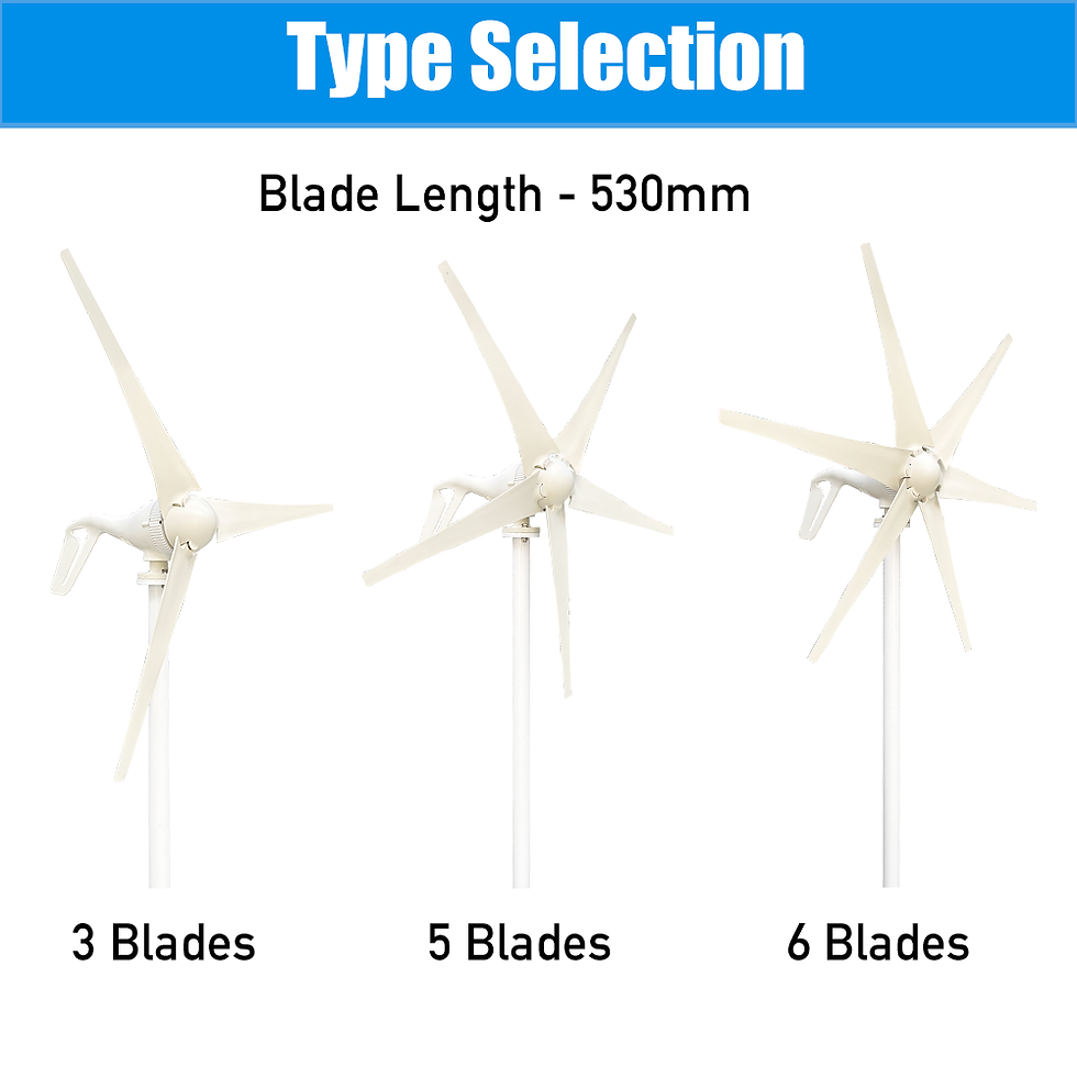 Thumbnail: 600w 800w 1000w Wind Turbine Generator Windmill 12v 24v Home Appliance Camping F