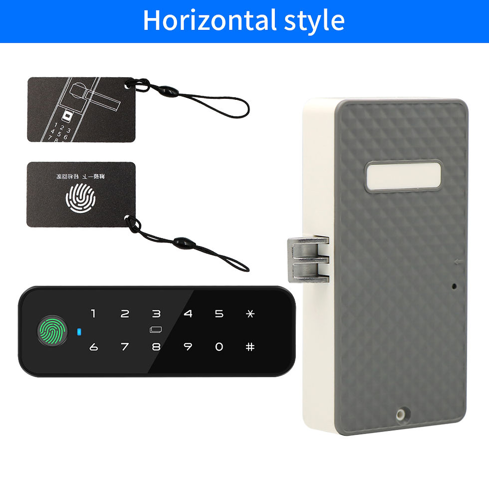 Thumbnail: Smart Drawer Lock Invisible Electronic RFID 13.56MHz IC Cabinet Lock Unlock Inte