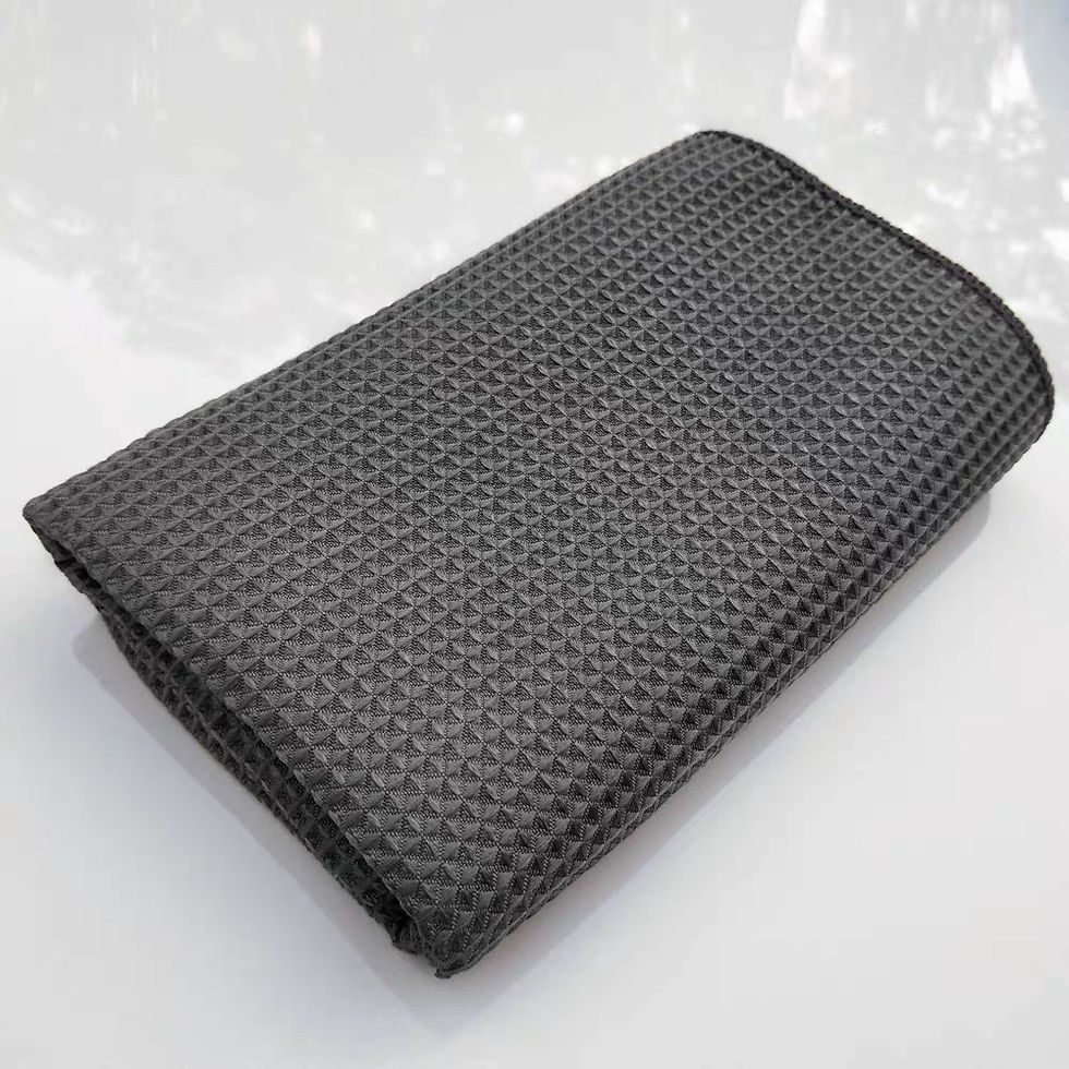 Thumbnail: Car Cleaning Cloth Detailing Waffle Weave Glass Wash Towel Strong Water Absorben