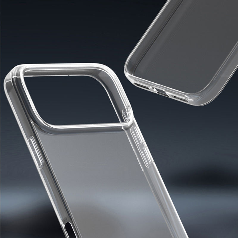 Thumbnail: Transparent Soft Silicone TPU Phone Case For iPhone 17 Pro Max Ultra Thin Clear