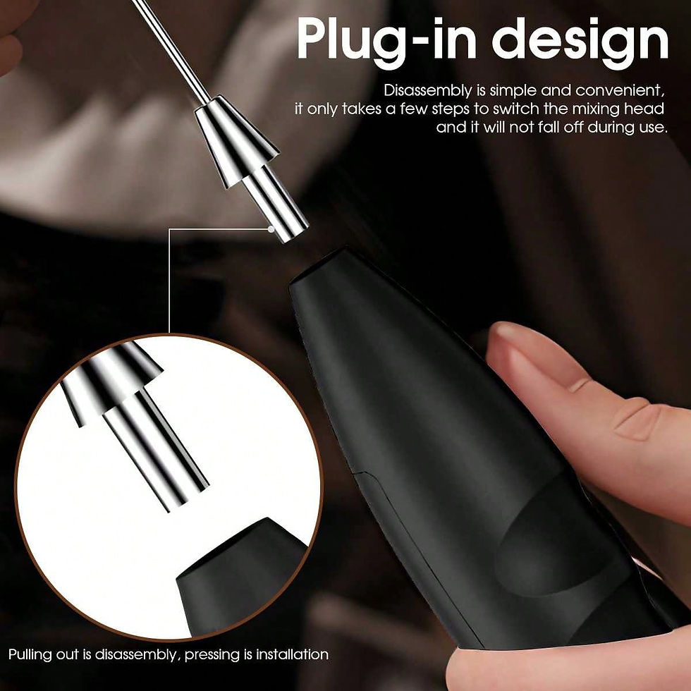 Thumbnail: Handheld electric blender with both stirring and frothing functions, saving time