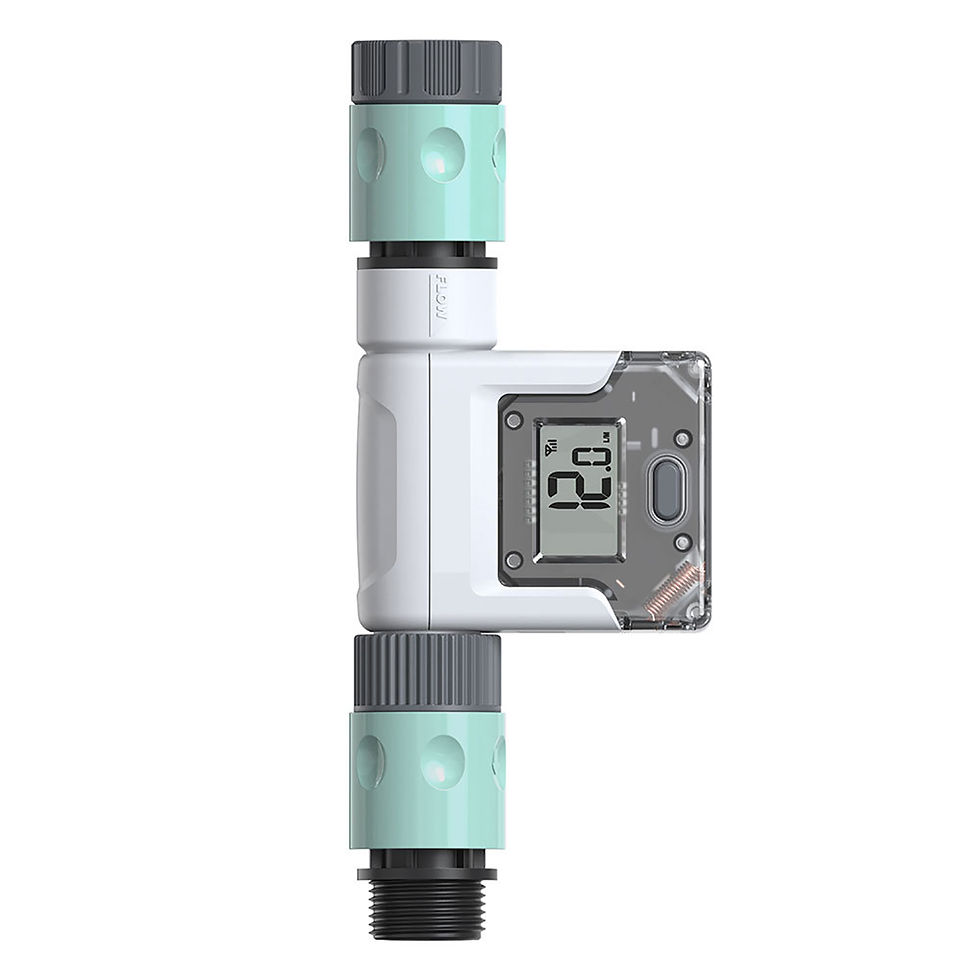 Thumbnail: WiFi Water Flow Meter for Garden Hose Smart Water Meter 4 Flow Modes Real-Time F