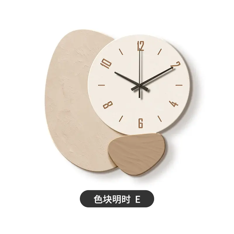 Thumbnail: Wall Clock Art Mechanism Corner Watch Noiseless Living Room Kitchen Home Design