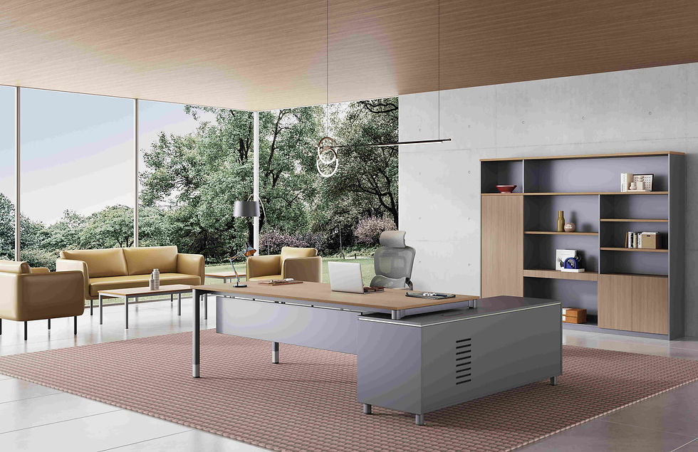 Thumbnail: New Office Furniture Modern Design File Cabinet Home Office Wooden Storage Cabin