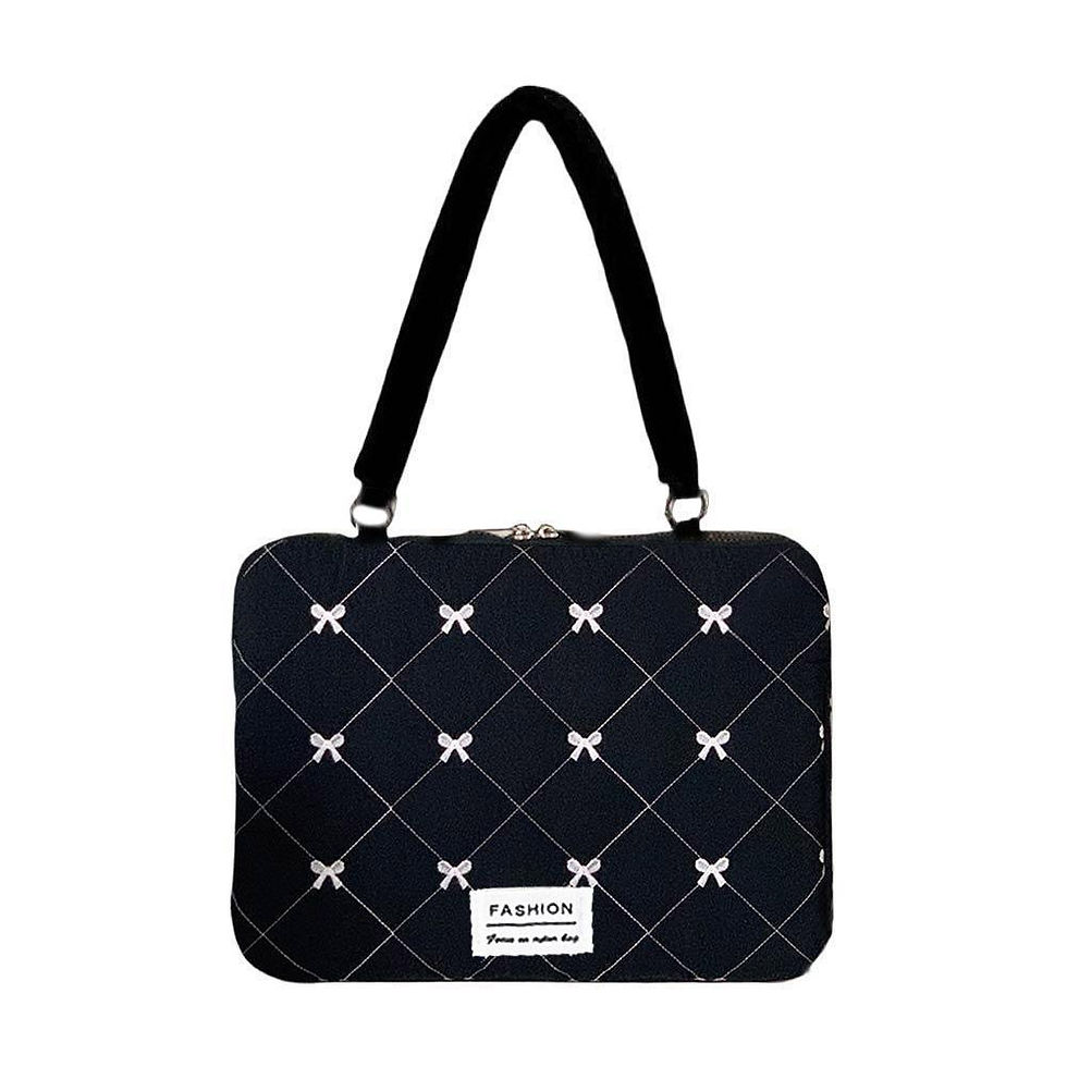 Thumbnail: Travel Bag 15inch Portable Laptop Bags Bow with Handle Laptop Case Soft Material