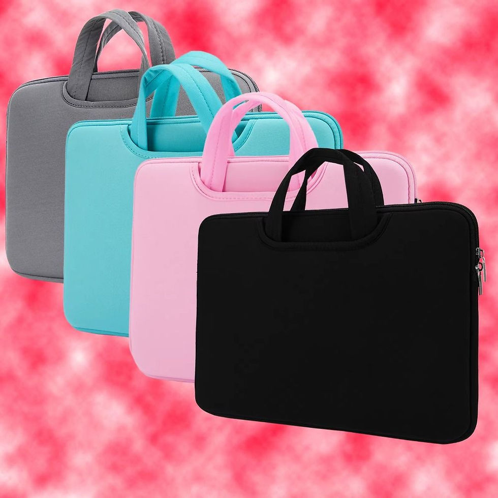 Thumbnail: Fashion With Handle Portable Laptop Bags Waterproof Lightweight Laptop Case Dual