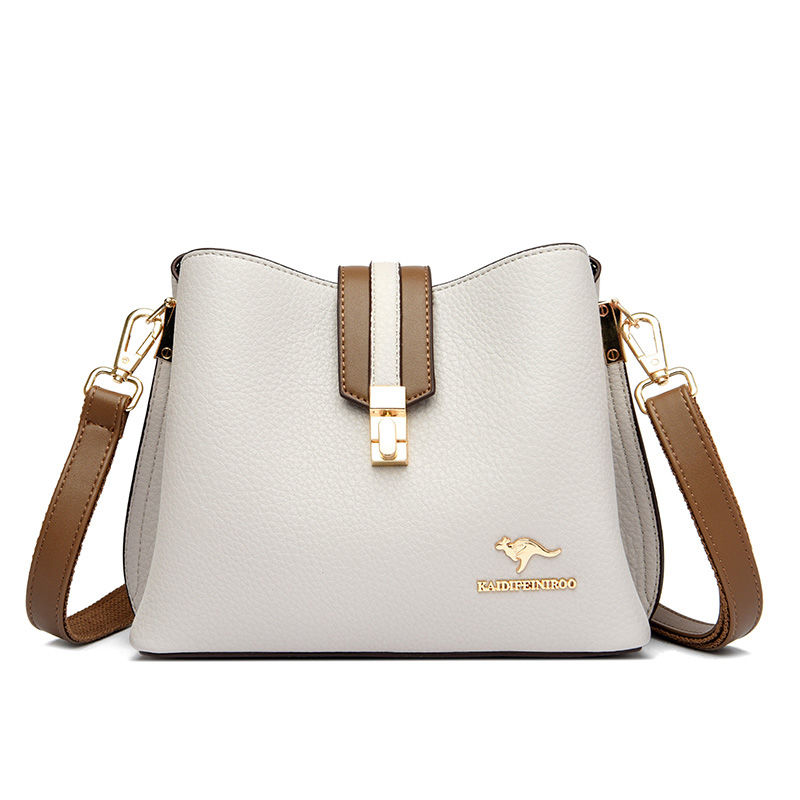 Thumbnail: Women Bags Designer Handbags Casual Leather Cowhide High Capacity Shoulder Cross