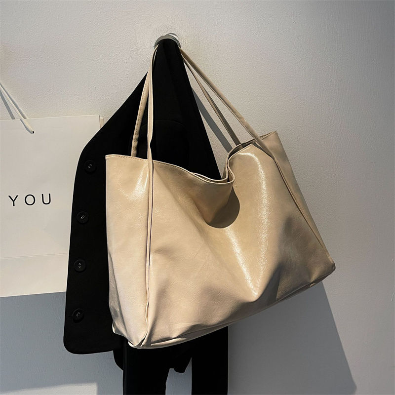 Thumbnail: Women Tote Bag Fashion Underarm Pouch Large Capacity Soft Pu Leather Shoulder Ba