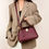 Thumbnail: Women's Handbag Made Of Linen Leather Featuring Elegant Scotland Durable Spaciou